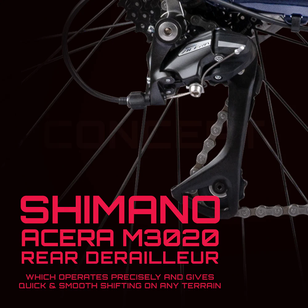 CRADIAC - Concept X | 24 Speed Gear GRAVEL Cycle | 700 * 47 C Bike | Rigid Fork | 6061 Alloy Frame | Nylon Tires | Shimano hydraulic Dual DISC Brakes | Ideal for 15+ Years Men/Boys/Girls - Image 5