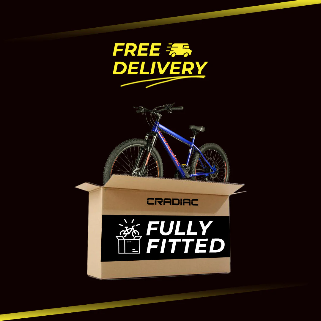 Cradiac Gunner PRO MAX 21 Speed 6061 Alloy Hybrid Cycle 21 Geared Bicycle for Men with Zoom Lockout Suspension & Dual Disc Brake Hybrid Bike | for 15+ Years, Unisex, Frame Size : 18.5 Inch, Teal Blue - Image 12